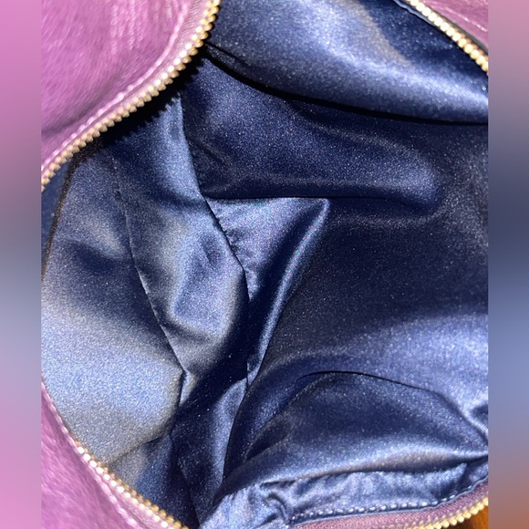 Vintage Coach Madison Phoebe Plum Pebbled Leather Shoulder Bag - Picture 9 of 13